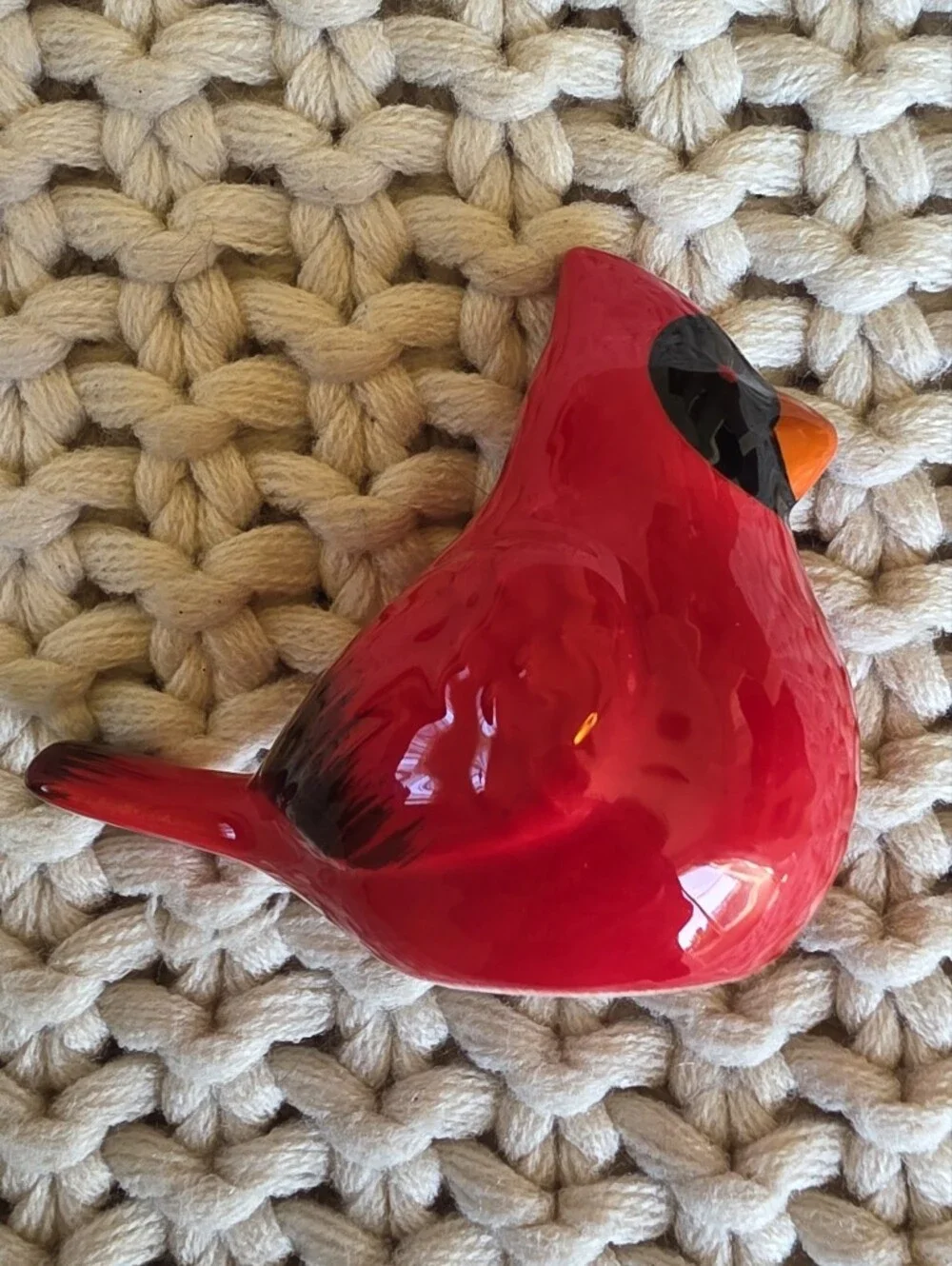 Hallmark Ceramic Cardinal Couple Salt and Pepper Shakers Set